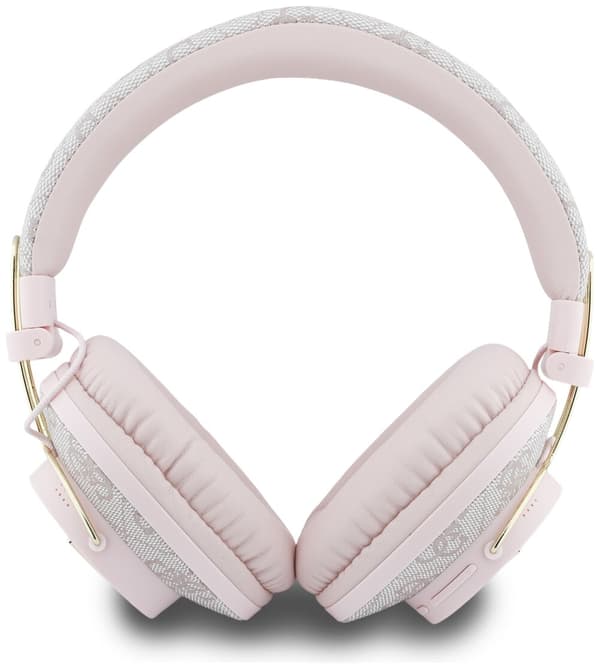 GUESS Triangle Logo Bluetooth ENC On-Ear Hovedtelefoner Pink