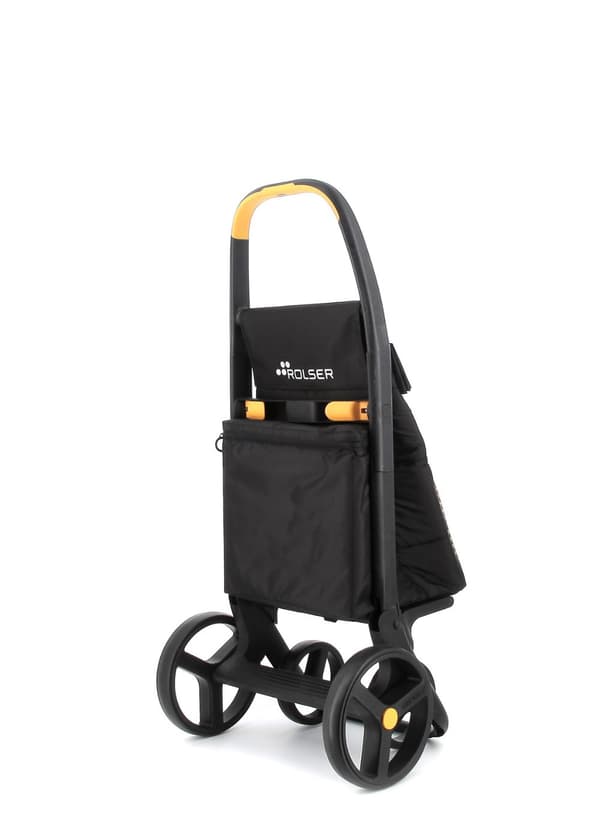 Ostoskassi Rolser Clec M Termo Polar 8 Plus Lemon - musta