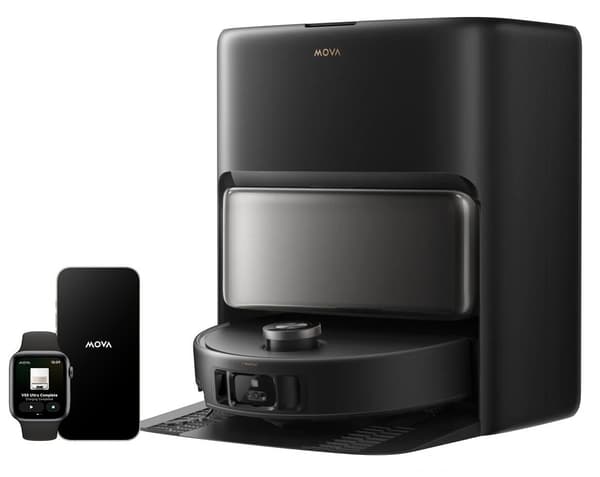 MOVA V50 Ultra -robotti-imuri, musta