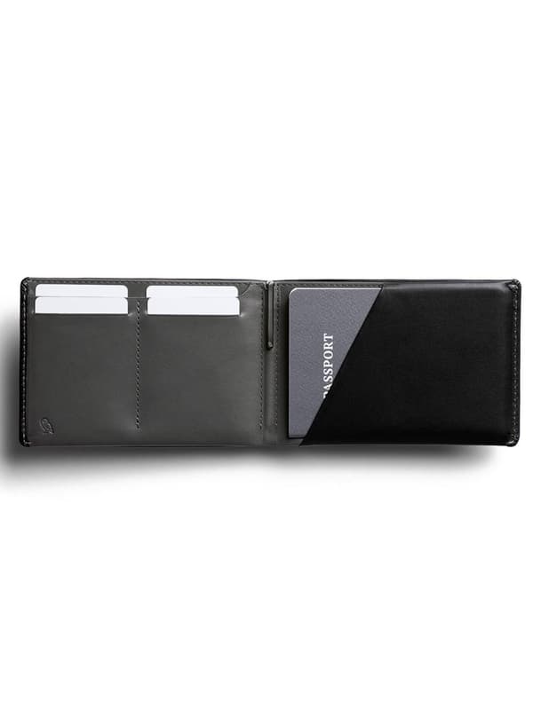 Bellroy Travel Wallet RFID læderpung - sort