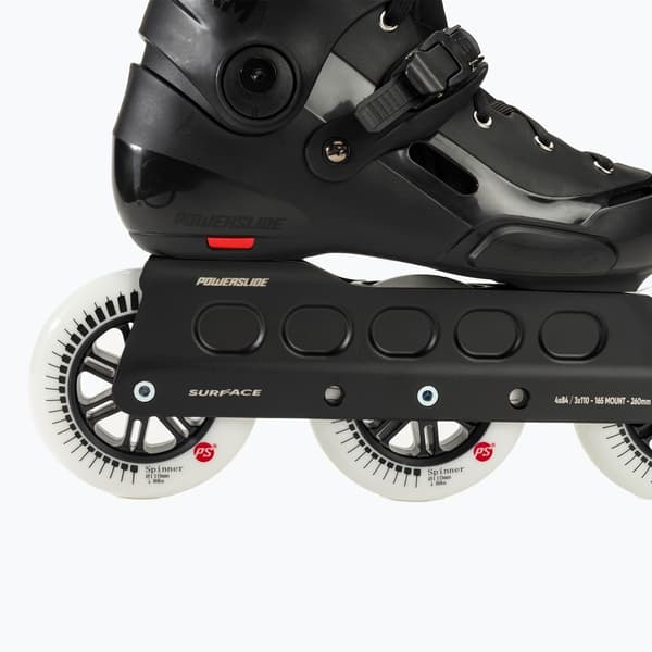 Powerslide Storm 110 sorte rulleskøjter Størrelse: 39-40 EU