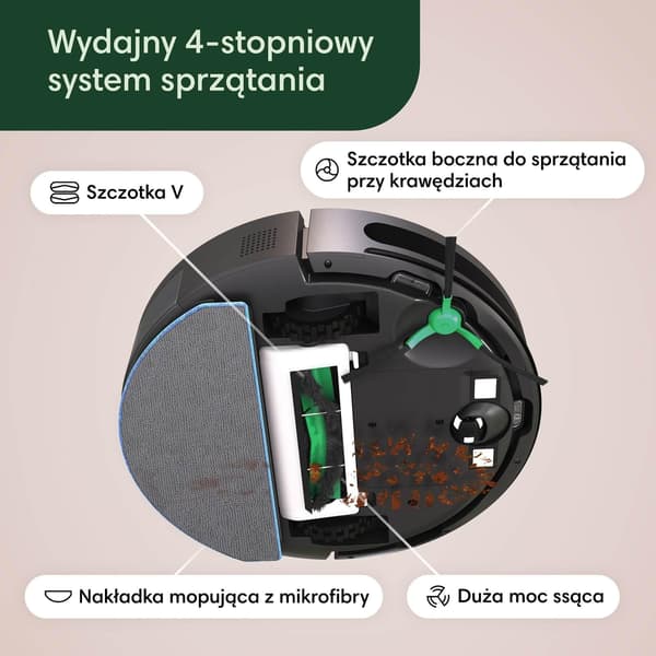 iRobot Roomba Combo Essential robotstøvsuger Moppefunktion 68dB