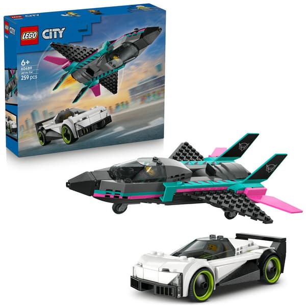 LEGO 60489 City Jetplan mot bil
