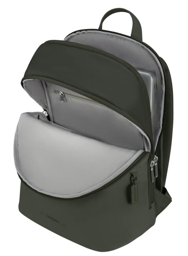 Samsonite 4Pack Round 14,1\" bærbar rygsæk til kvinder - skovgrøn