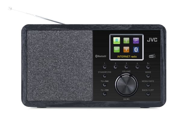 JVC RA-E814B Radio FM DAB+ Internet Bluetooth Sort