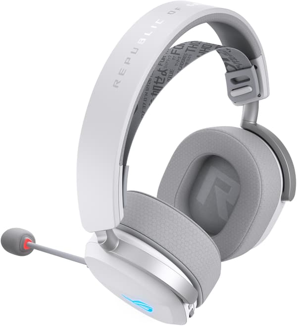ASUS ROG Pelta Trådlösa Hörlurar, Over-ear Vit