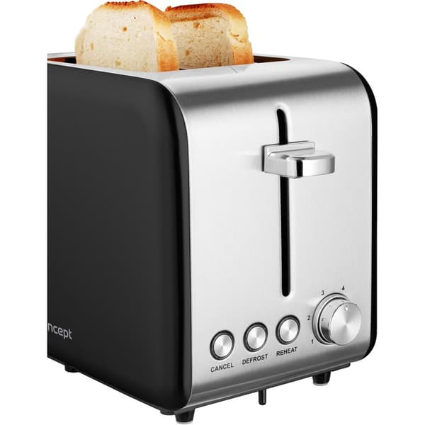 Brødrister CONCEPT TE2052 Sort