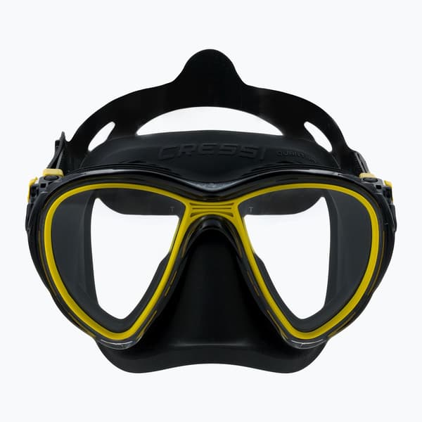 Cressi Quantum dykmask svart/gul
