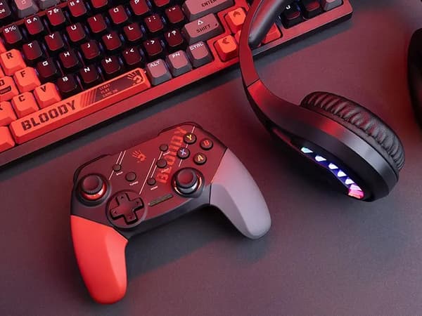 A4tech GPW50 Sports Red RF-kontroll för PC, PS3, Android Trådlös Svart