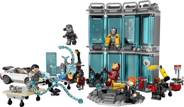 LEGO 76216 Marvel Super Heroes - Iron Mans vapenförråd