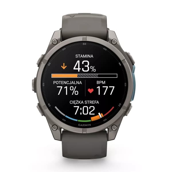 Smartwatch Garmin Fenix 9 47mm Pebble Grey/Titanium