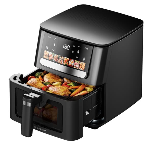 Airfryer GÖTZE & JENSEN AF400K 6.5l 8 automatiske programmer