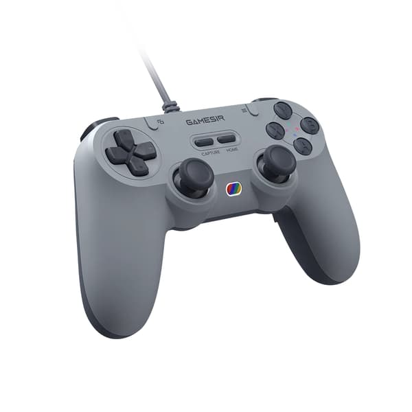 GameSir Tegenaria Lite Gamepad för PC, Nintendo Switch, Android, iOS, Steam Trådbunden Grå