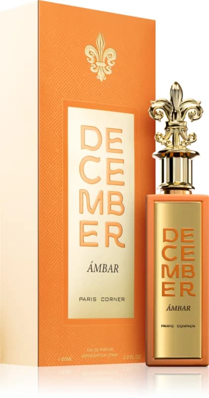 Unisex-Eau de Parfum Paris Corner December Ambar 85 ml