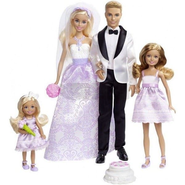 Barbie docka bröllopsset Brudpar