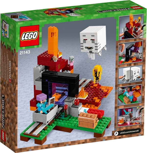 LEGO Minecraft Netherportalen (21143)