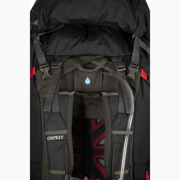 Osprey Aether Plus 100 l svart vandringsryggsäck för män