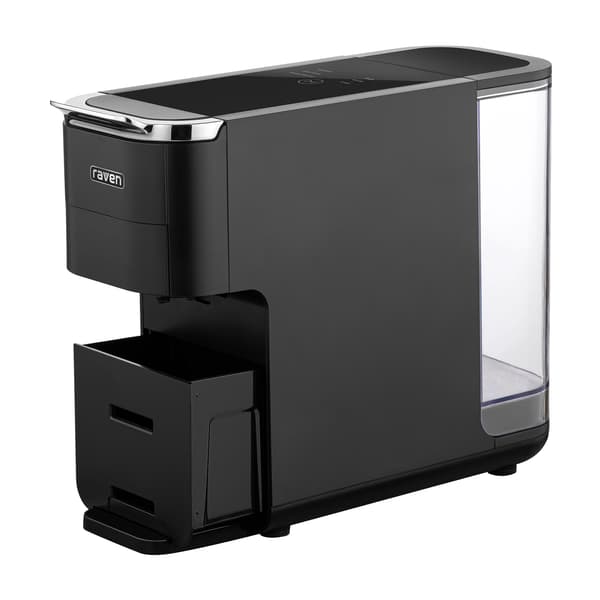 Raven EEK001C Kaffemaskine Sort 3 kaffeadaptere