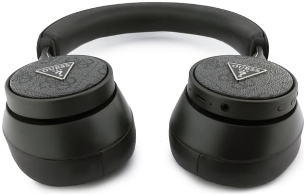 GUESS 4G Triangle Logo Over-Ear Hörlurar Svart