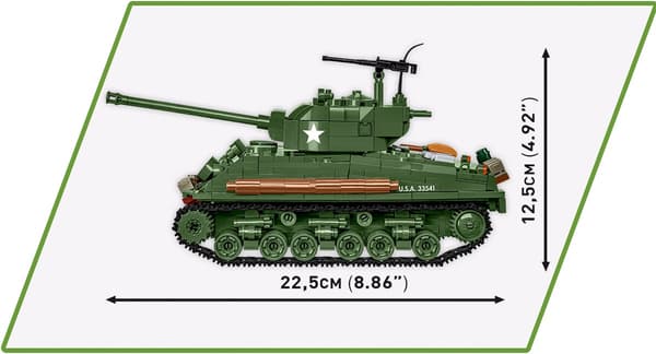 Cobi Klodser Sherman M4A2E8 865 klodser