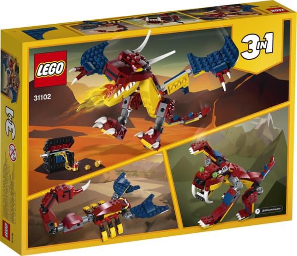 LEGO Creator Tulilohikäärme (31102)