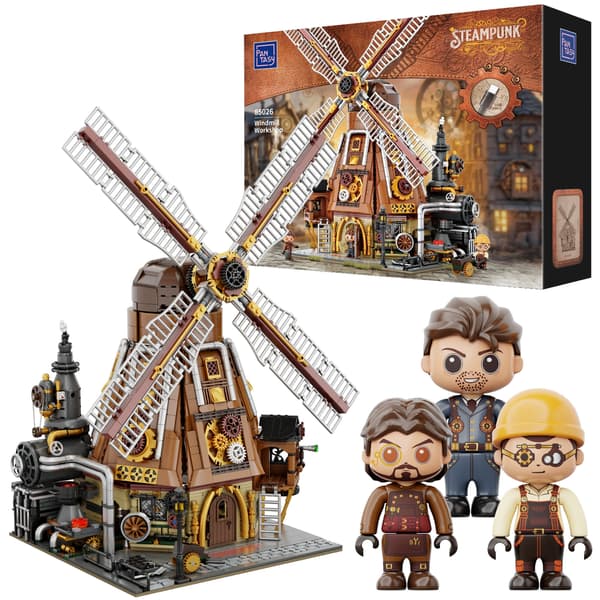 PANTASY Steampunk Vindmølleværksted Byggeklodser 85026