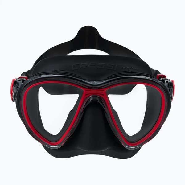 Cressi Quantum dykmask svart/röd