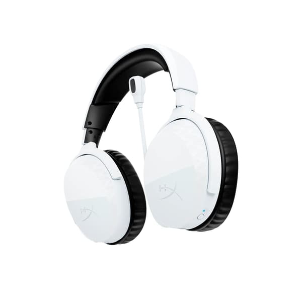 HyperX Cloud Stinger 3 trådløse hovedtelefoner med mikrofon, over-ear, hvid