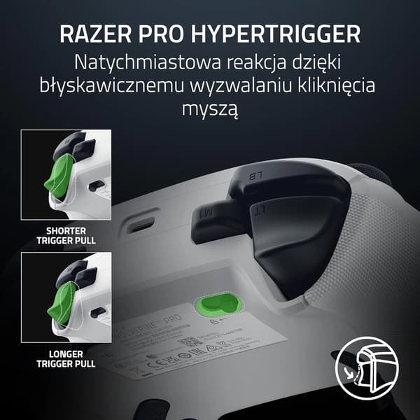 Razer Wolverine V3 Pro-kontroll för PC, Xbox Trådlös Vit