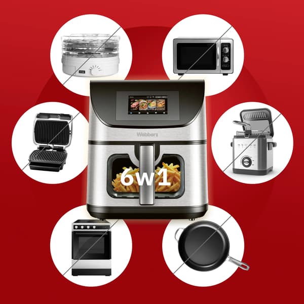 Airfryer Webber AF938 2200W 8l Mobilapp