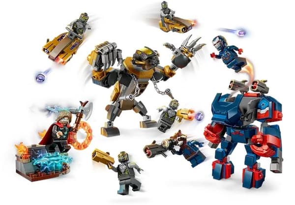 LEGO Marvel 76322 Avengers: Endgame Thor mot Chitauri