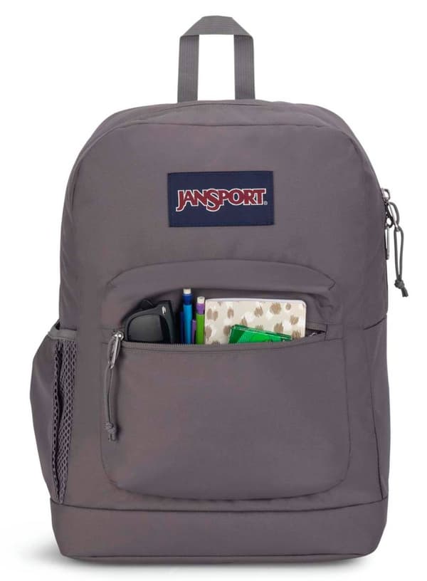 JanSport Cross Town Plus -reppu - grafiitinharmaa