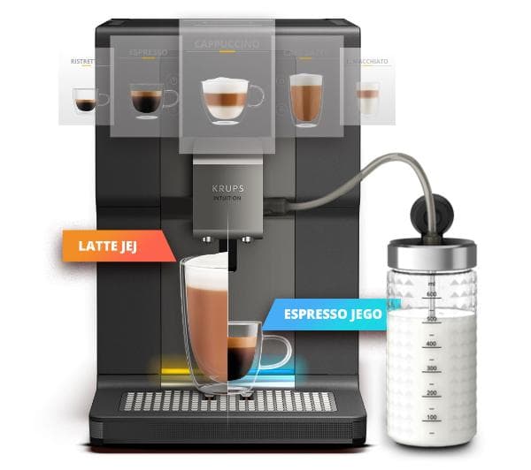 Krups Intuition Preference+ EA875U automatisk kaffemaskin