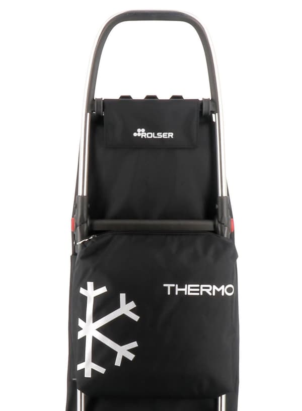 Rolser I-Max Thermo Zen 4-pyöräinen ostoskassi - musta