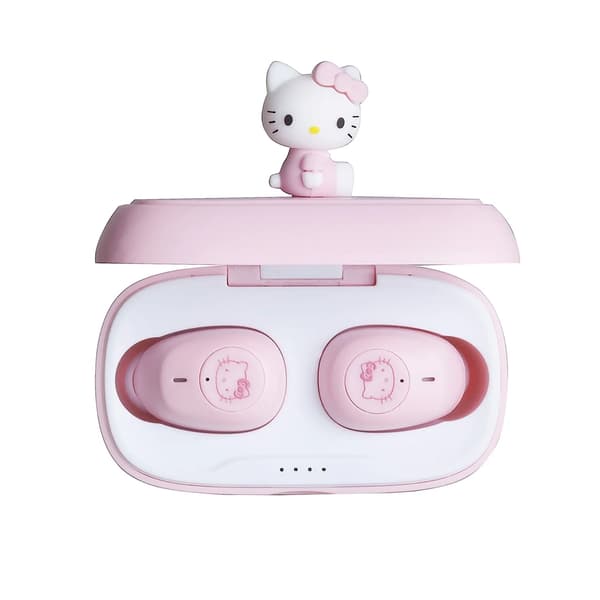 OTL Technologies Hello Kitty 3D Character Collectible TWS Hörlurar In-ear Bluetooth 5.3 Rosa