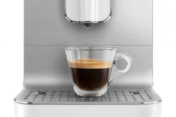 Espressomaskin SMEG BCC01WHMEU Vit