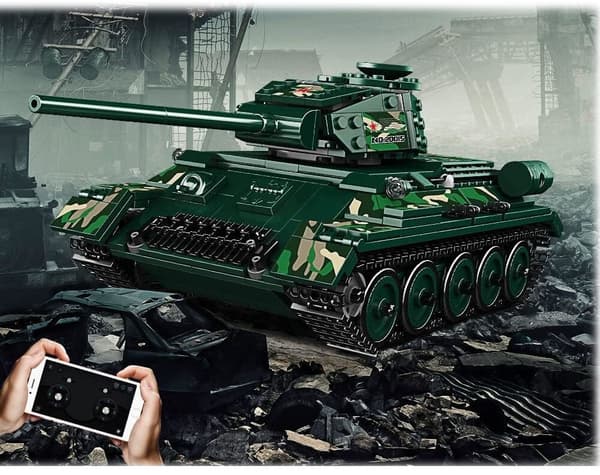 Byggesæt COIL 800 dele fjernstyret RC tank