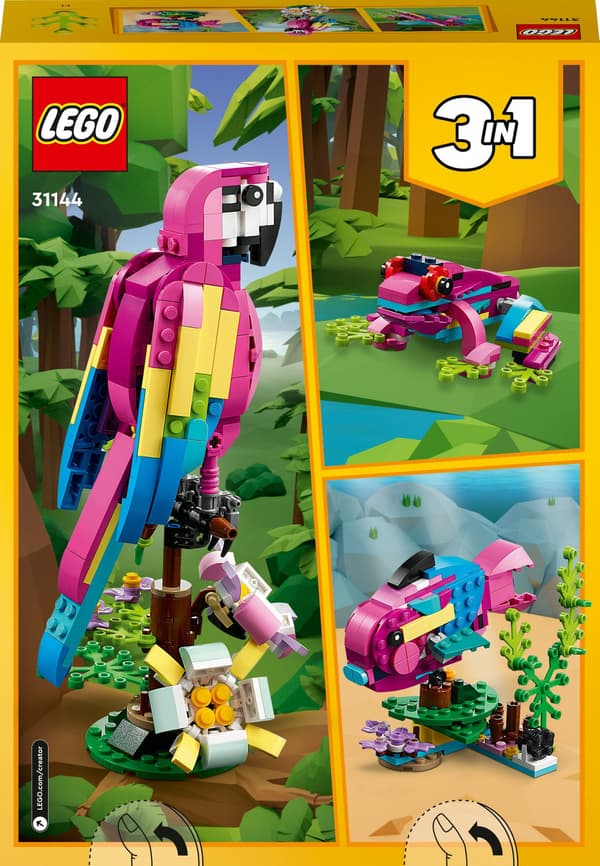 LEGO Creator Eksotisk lyserød papegøje (31144)