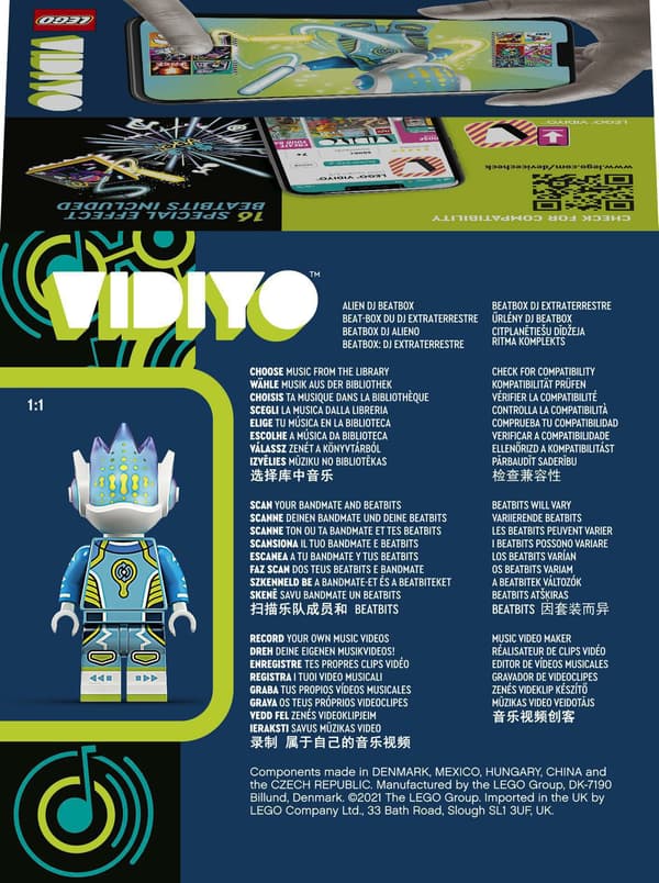 LEGO Vidiyo Alien DJ BeatBox 43104