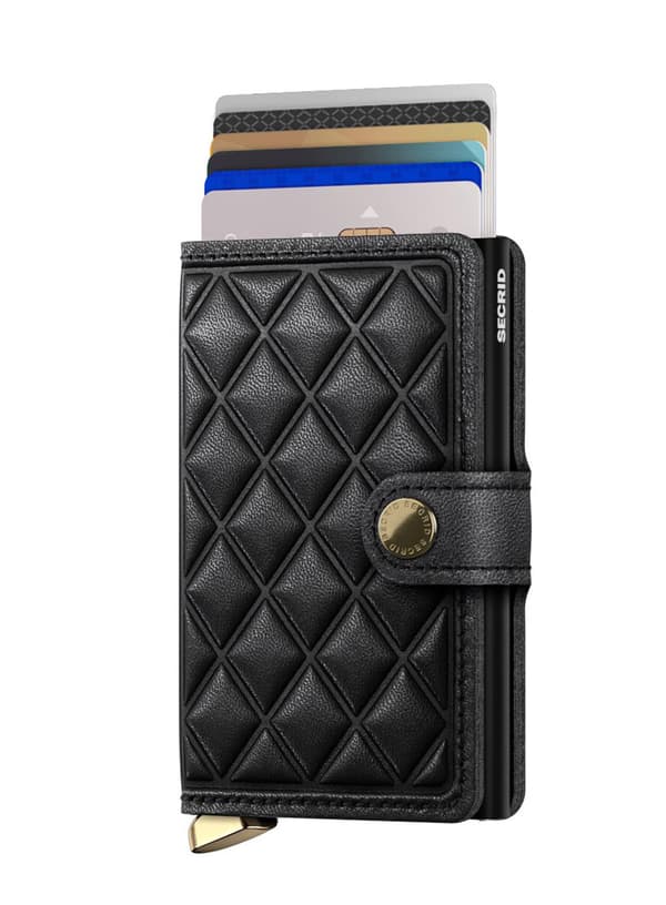 RFID Secrid Premium Miniwallet Emboss Diamond+ pung - sort