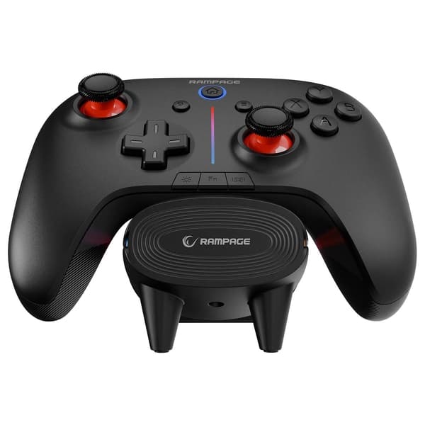 Rampage Hydra Pro Gamepad för PC, Android, iOS Trådlös Svart
