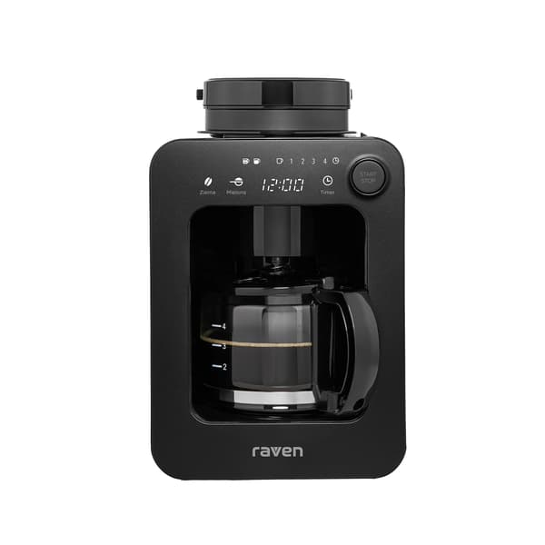 Raven EEP004 Kompakt kaffemaskine med kværn