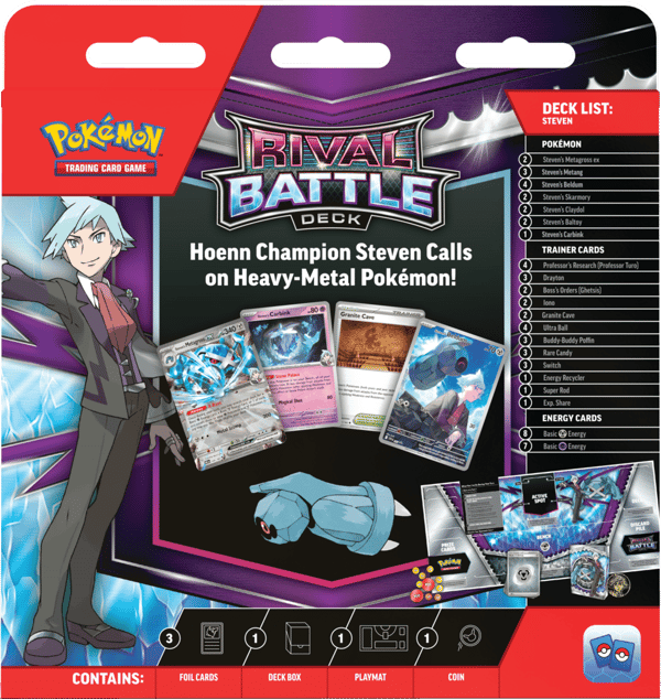Pokémon TCG: Rival Battle Deck – Steven