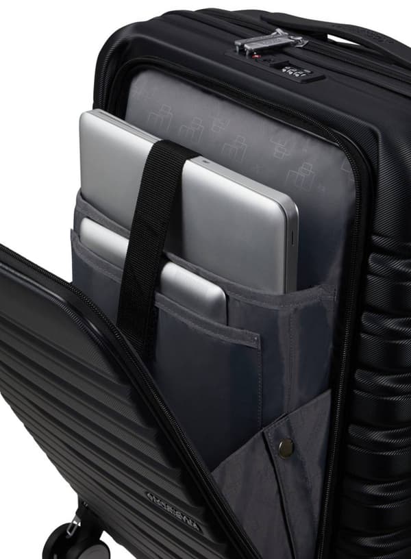 American Tourister Flashline Frontloader kabinekuffert - shadow black
