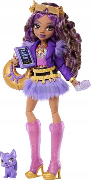 MONSTER HIGH-DOCKA CLAWDEEN WOLF docka + husdjur vargunge Crescent JHK30