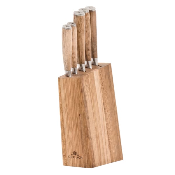 Knivset GERLACH Natur (5 delar)