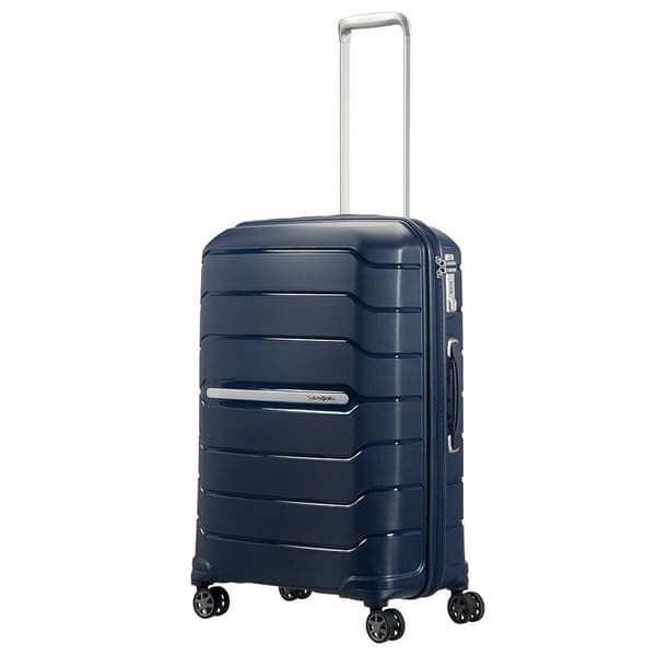 Samsonite Flux mellemstor kuffert - marineblå