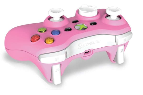 Hyperkin Xenon-kontroll för Xbox, PC - trådbunden - rosa