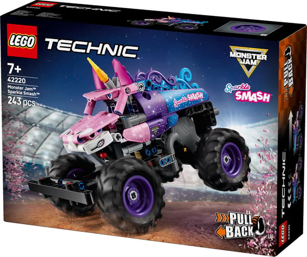 LEGO TECHNIC 42220 Monster Jam Sparkle Smash, byggset +7 år