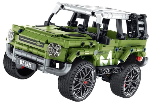 IM.MASTER Pull Back Jeep IM5821 plastikklodser